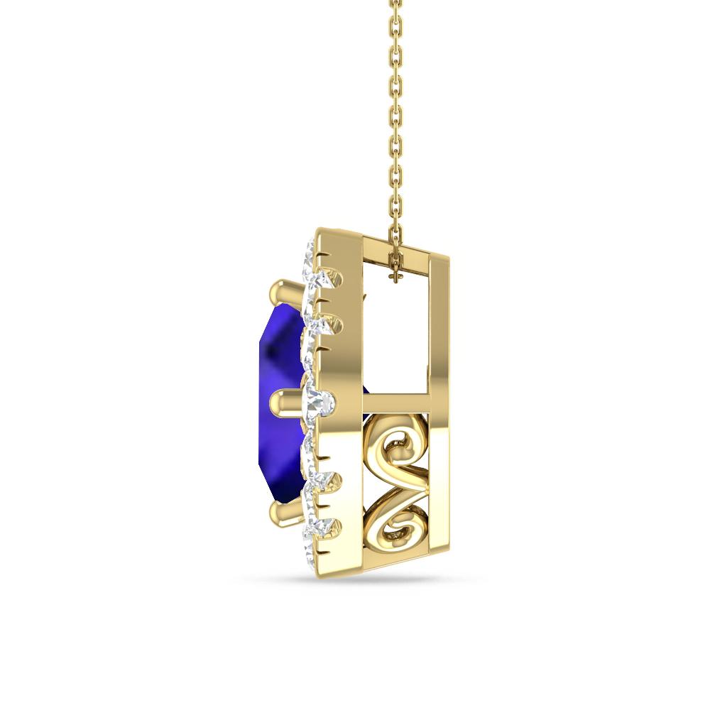 Yellow Gold - Tanzanite