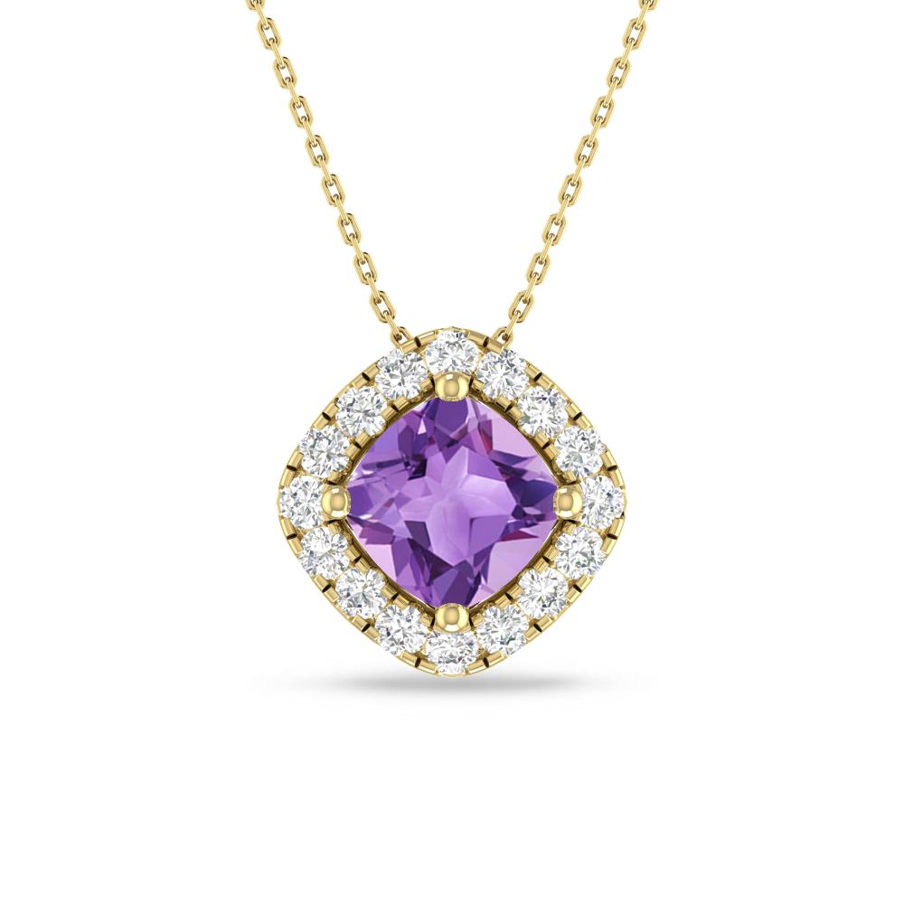 Yellow Gold - Amethyst