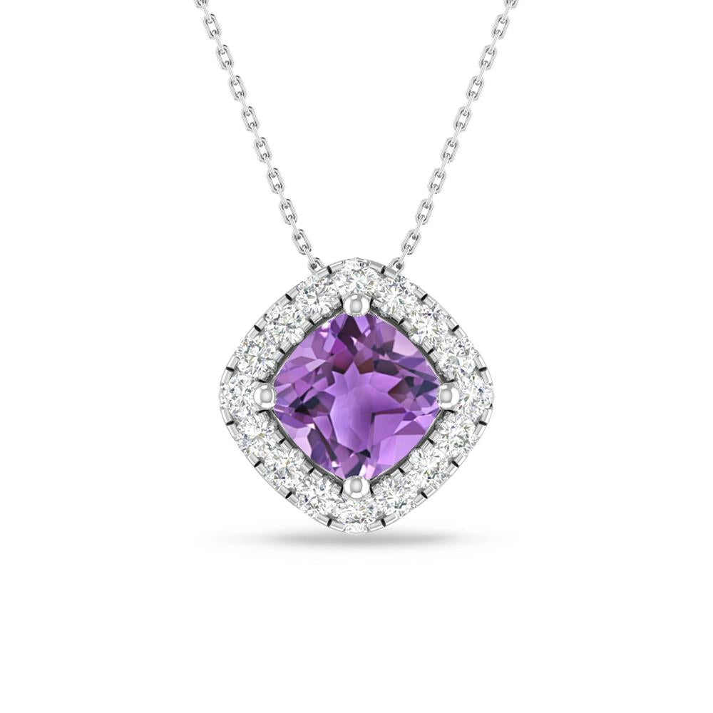 White Gold - Amethyst