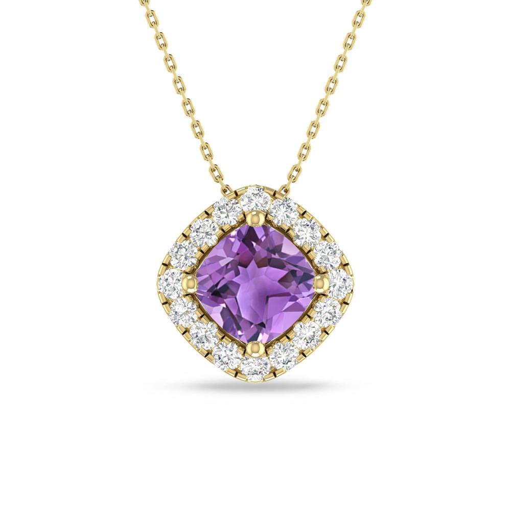 Yellow Gold - Amethyst