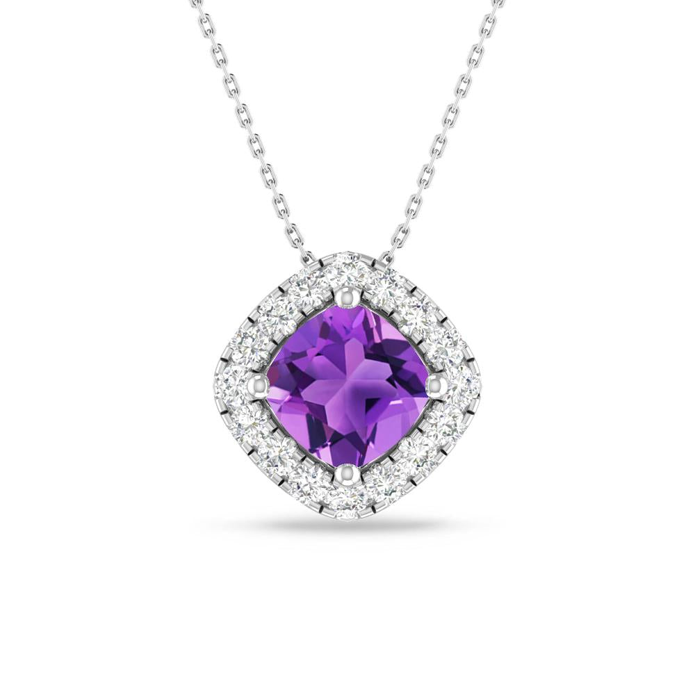 White Gold - Amethyst