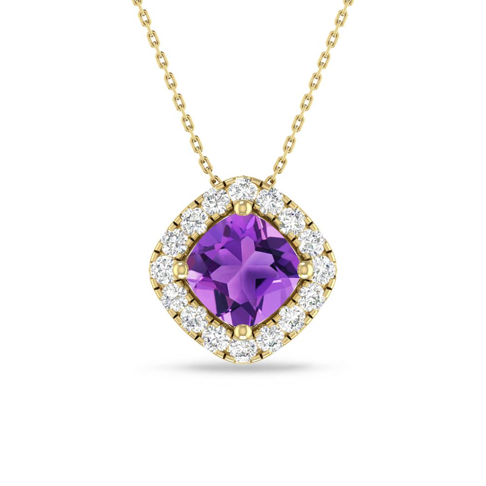 Yellow Gold - Amethyst