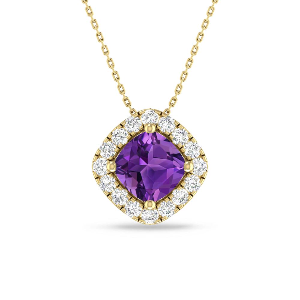 Yellow Gold - Amethyst