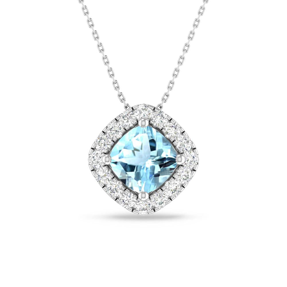 White Gold - Aquamarine