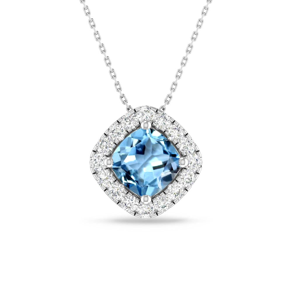 White Gold - Aquamarine