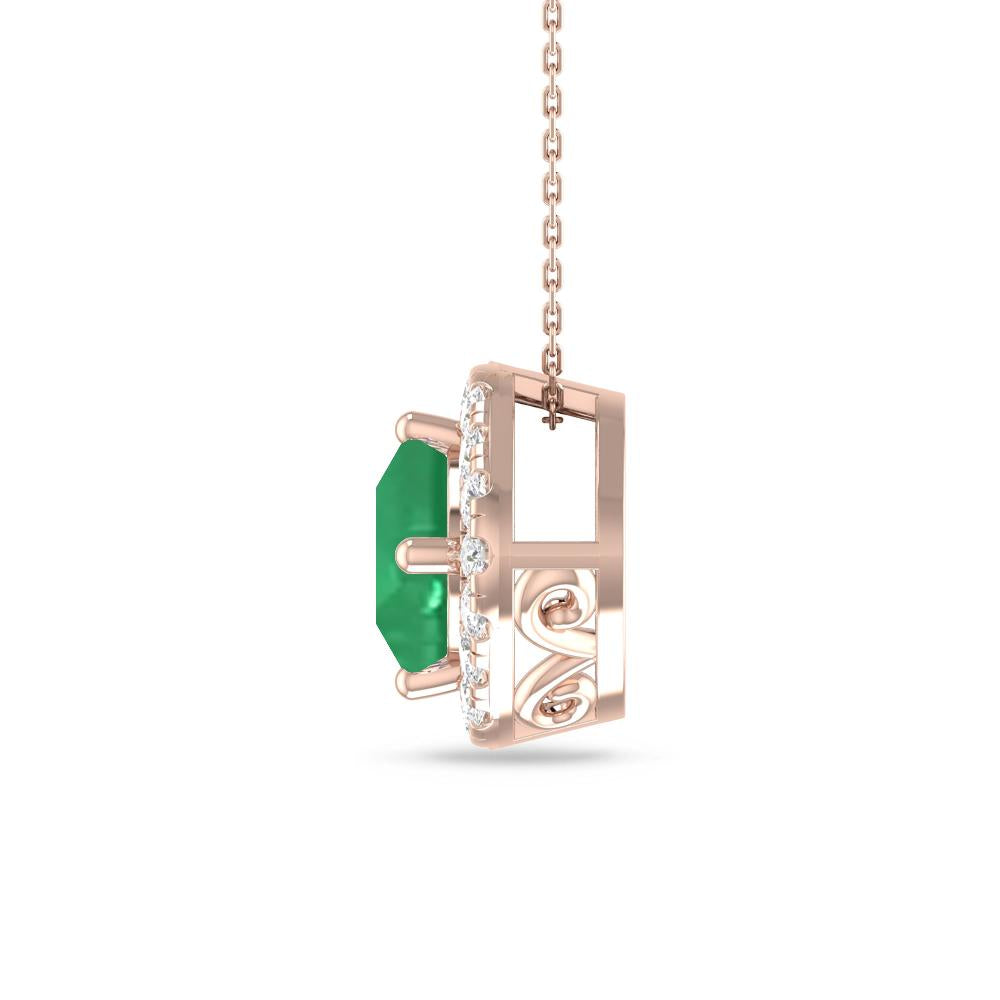 Rose Gold - Emerald