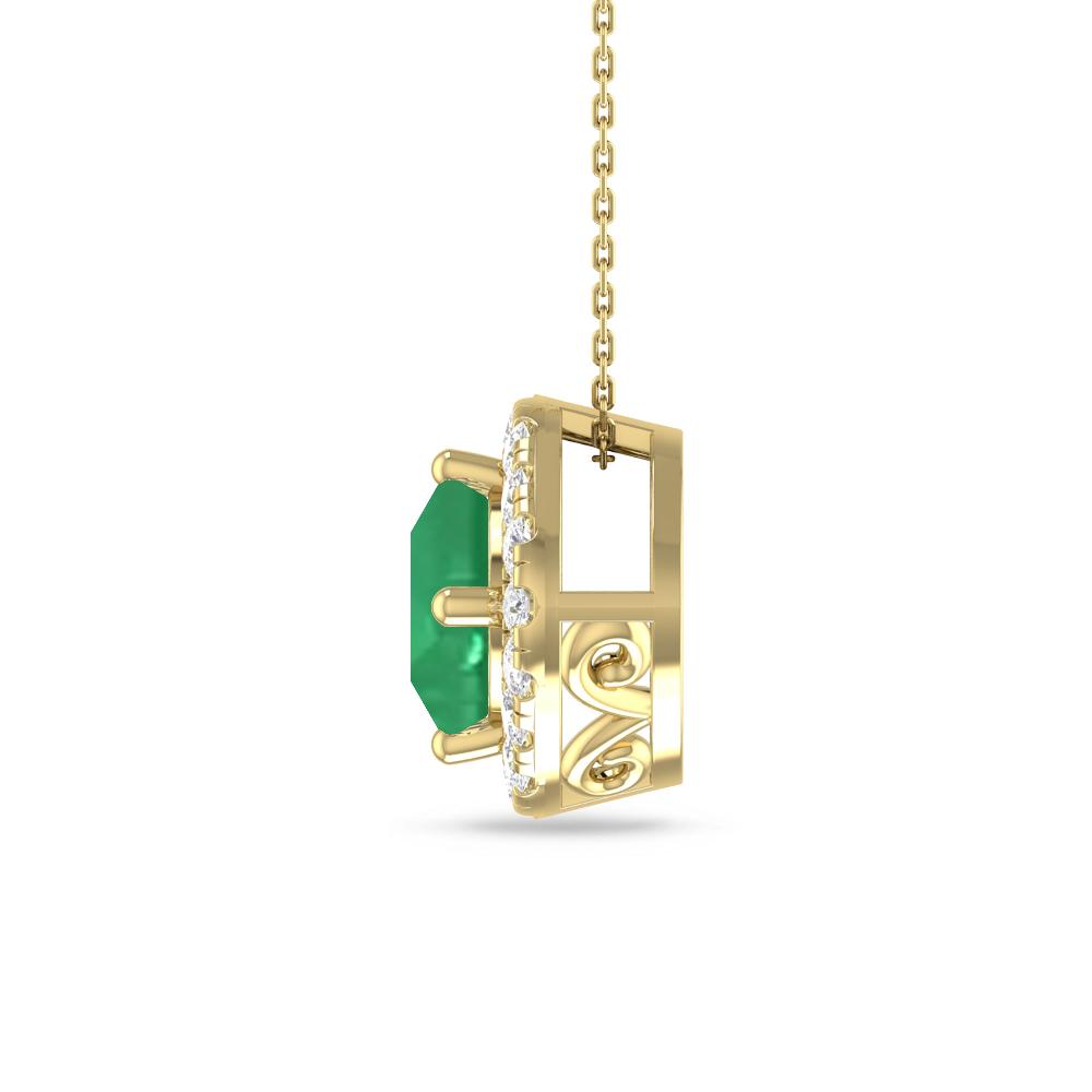 Yellow Gold - Emerald