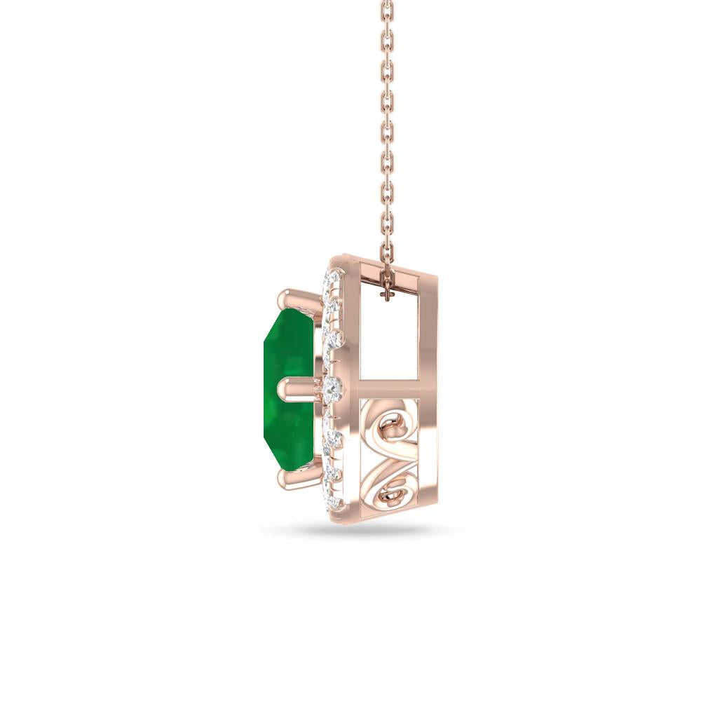 Rose Gold - Emerald