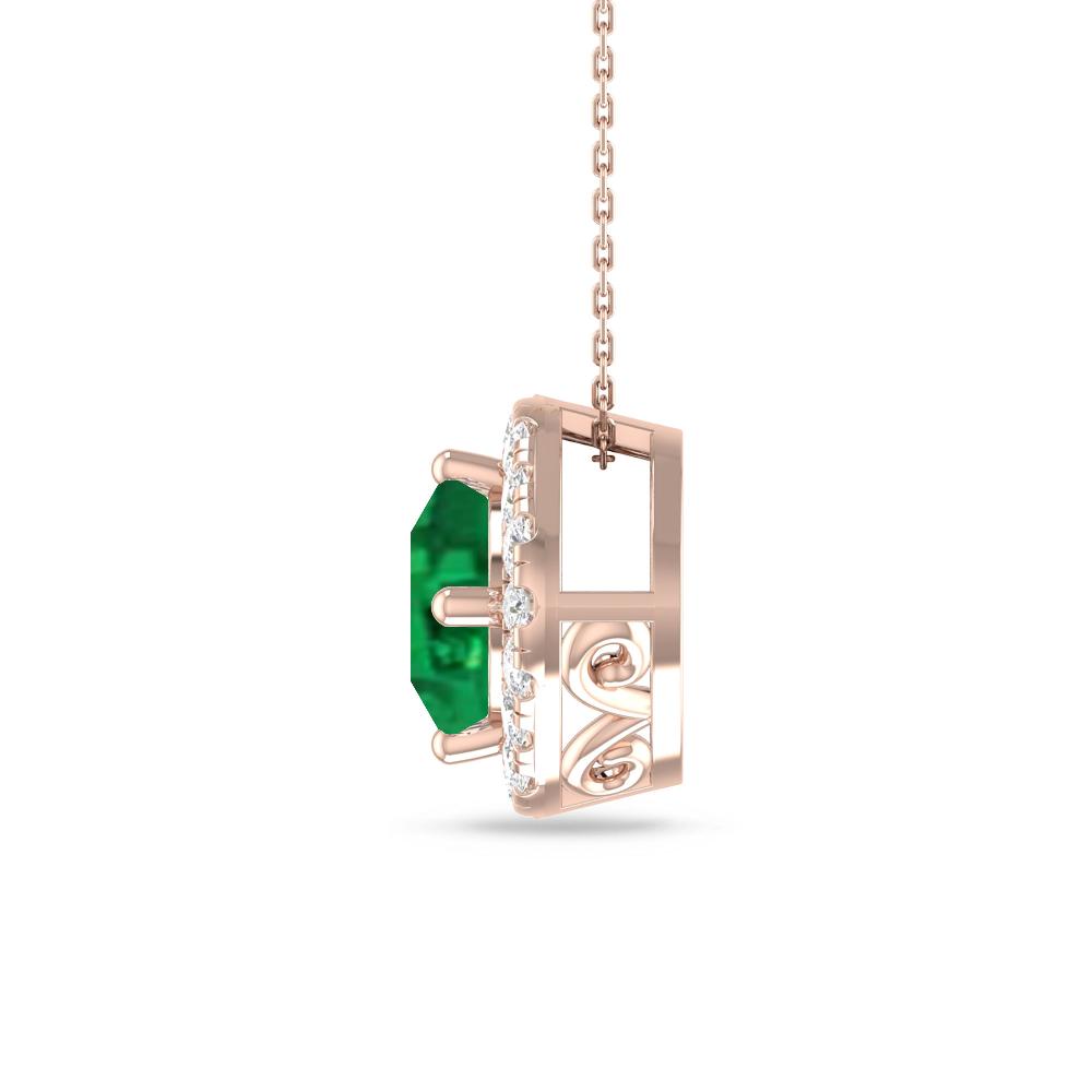 Rose Gold - Emerald