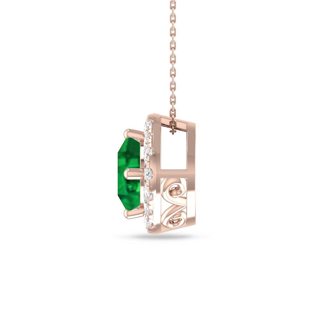 Rose Gold - Emerald