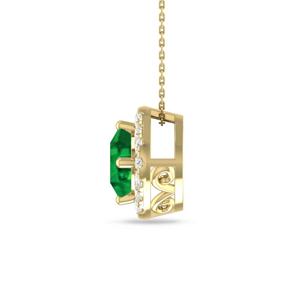 Yellow Gold - Emerald