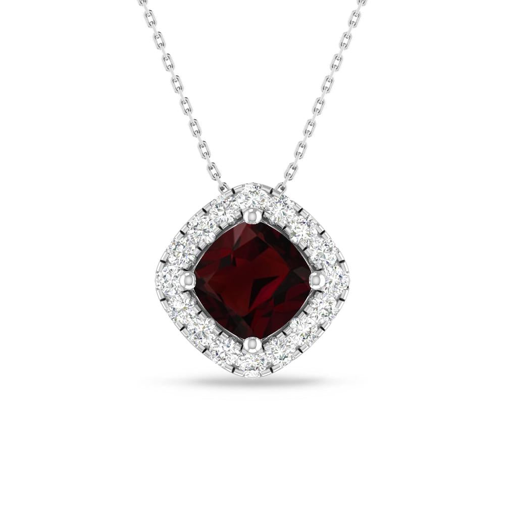 White Gold - Garnet