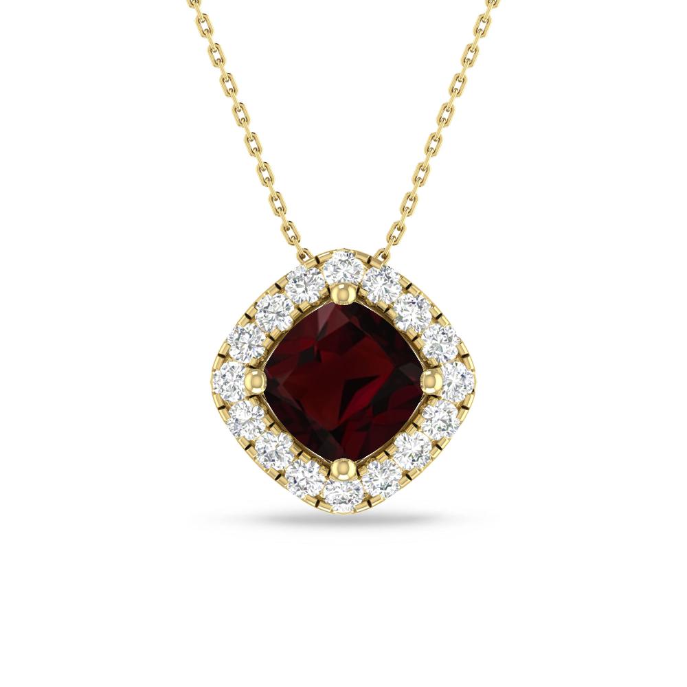 Yellow Gold - Garnet
