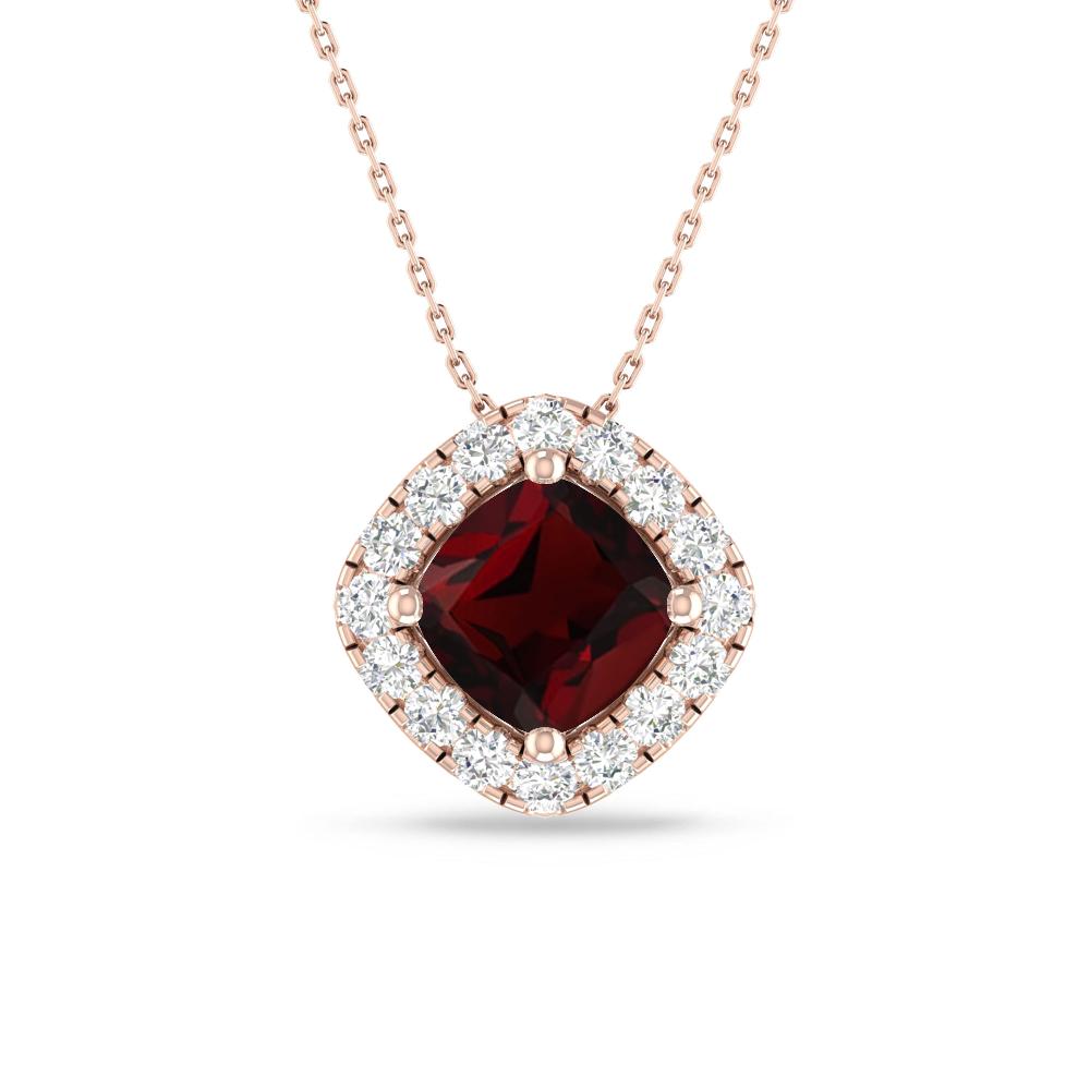 Rose Gold - Garnet