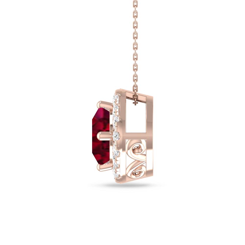 Rose Gold - Garnet