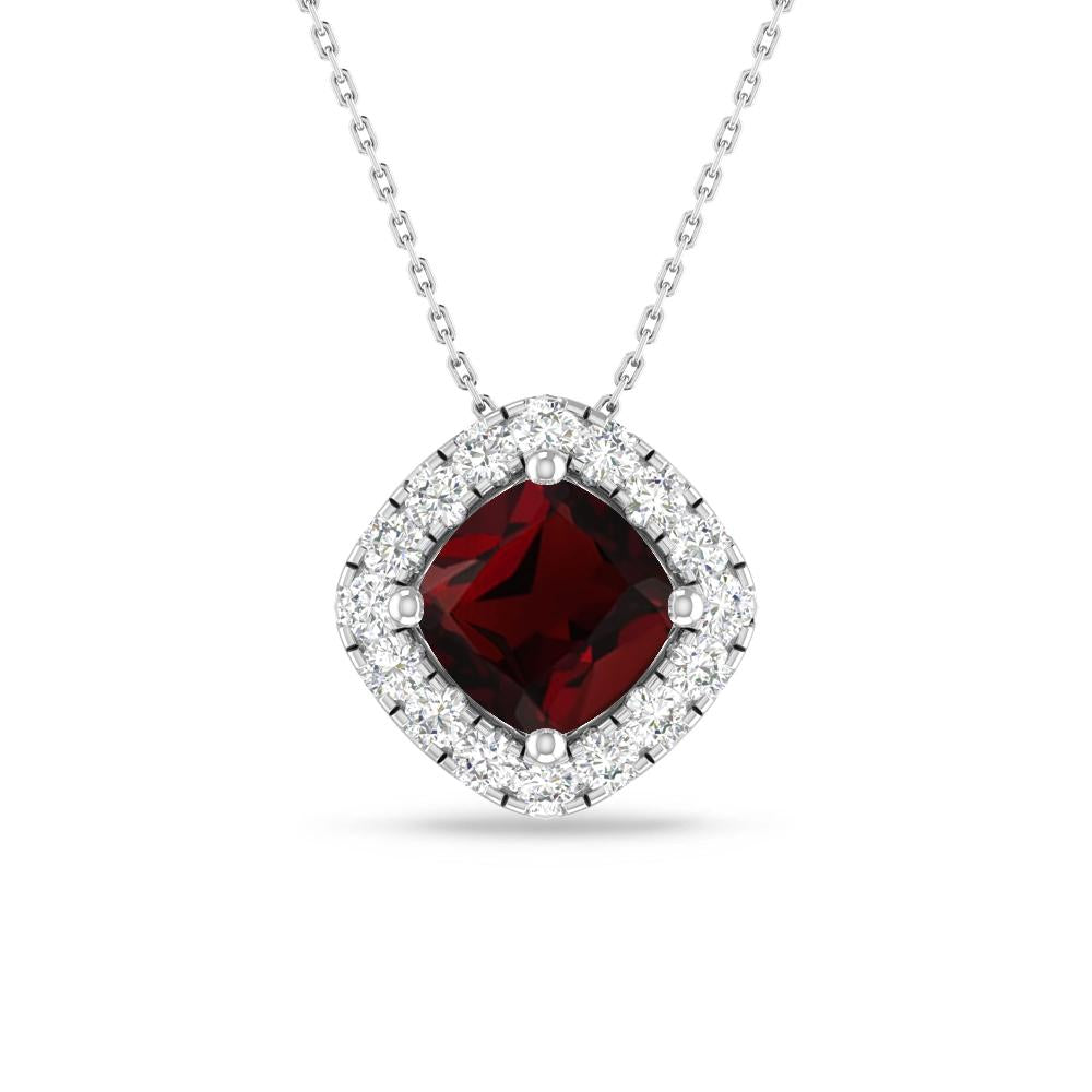 White Gold - Garnet