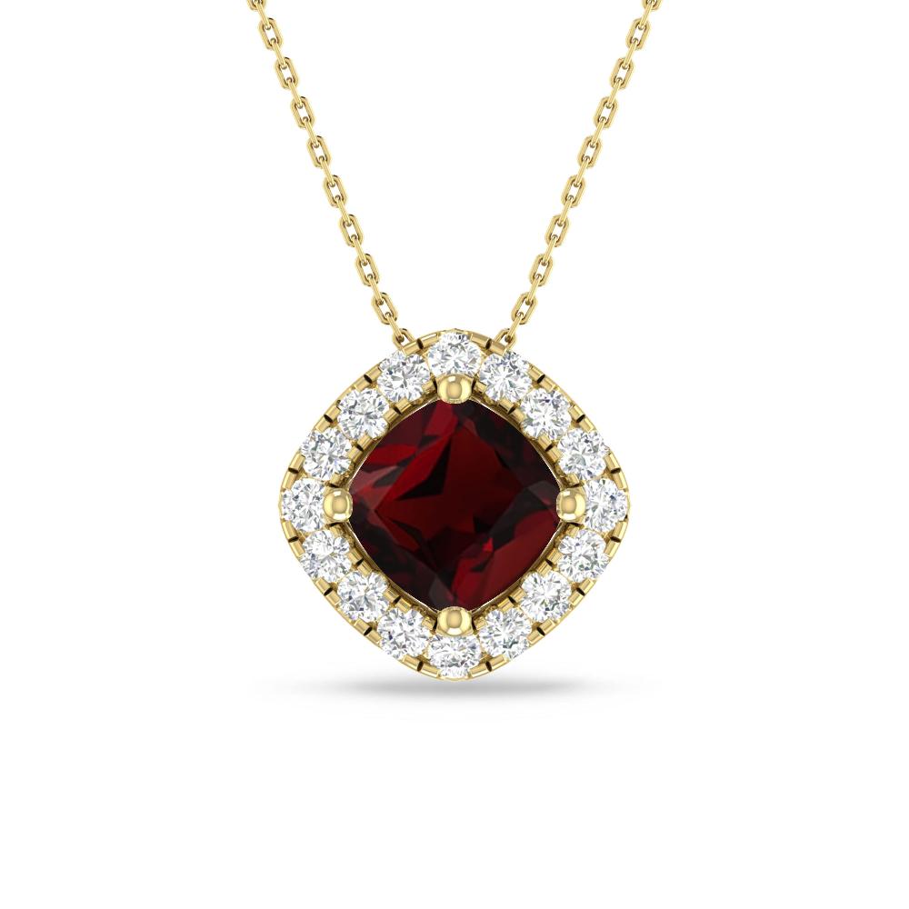 Yellow Gold - Garnet
