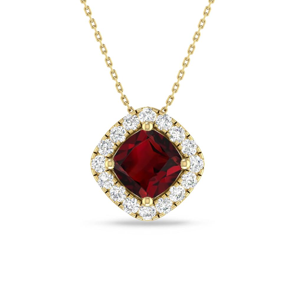 Yellow Gold - Garnet