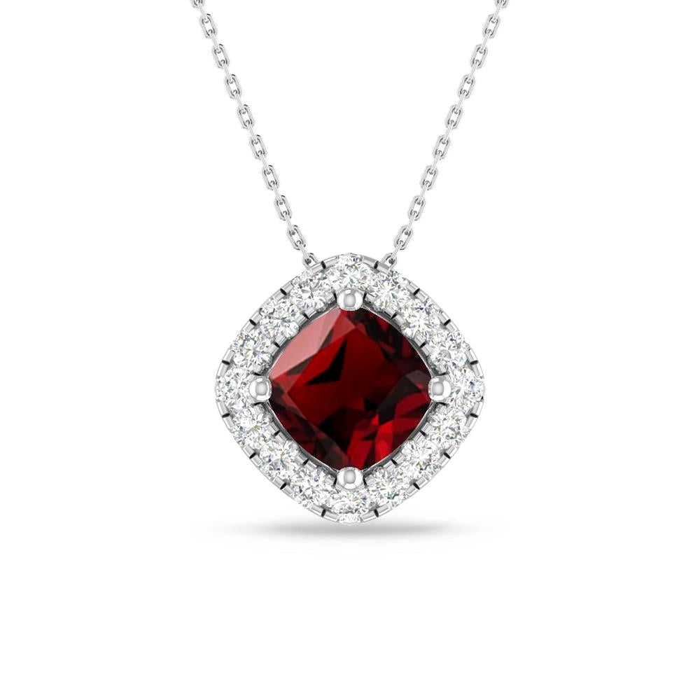White Gold - Garnet