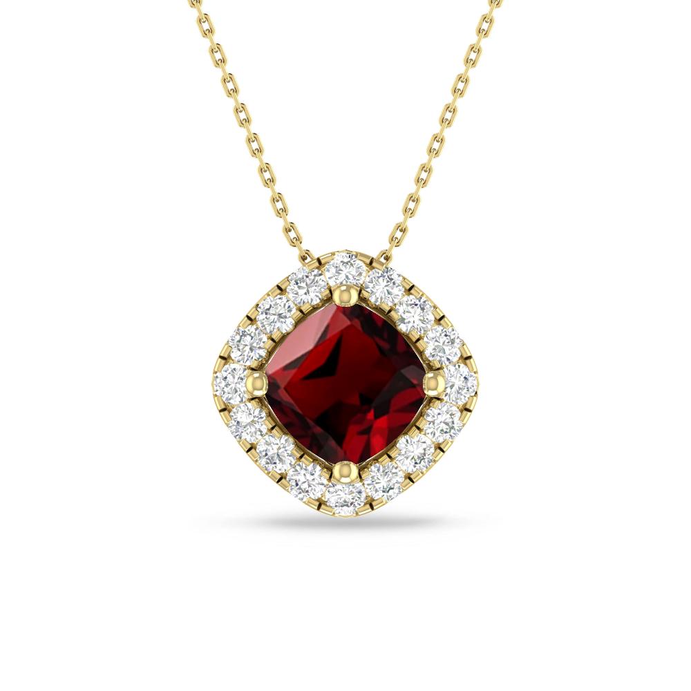 Yellow Gold - Garnet