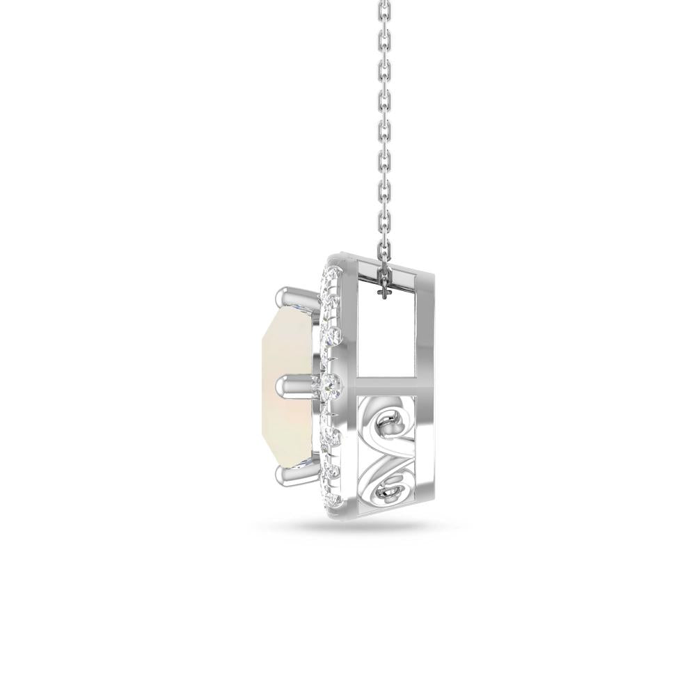 White Gold - Opal