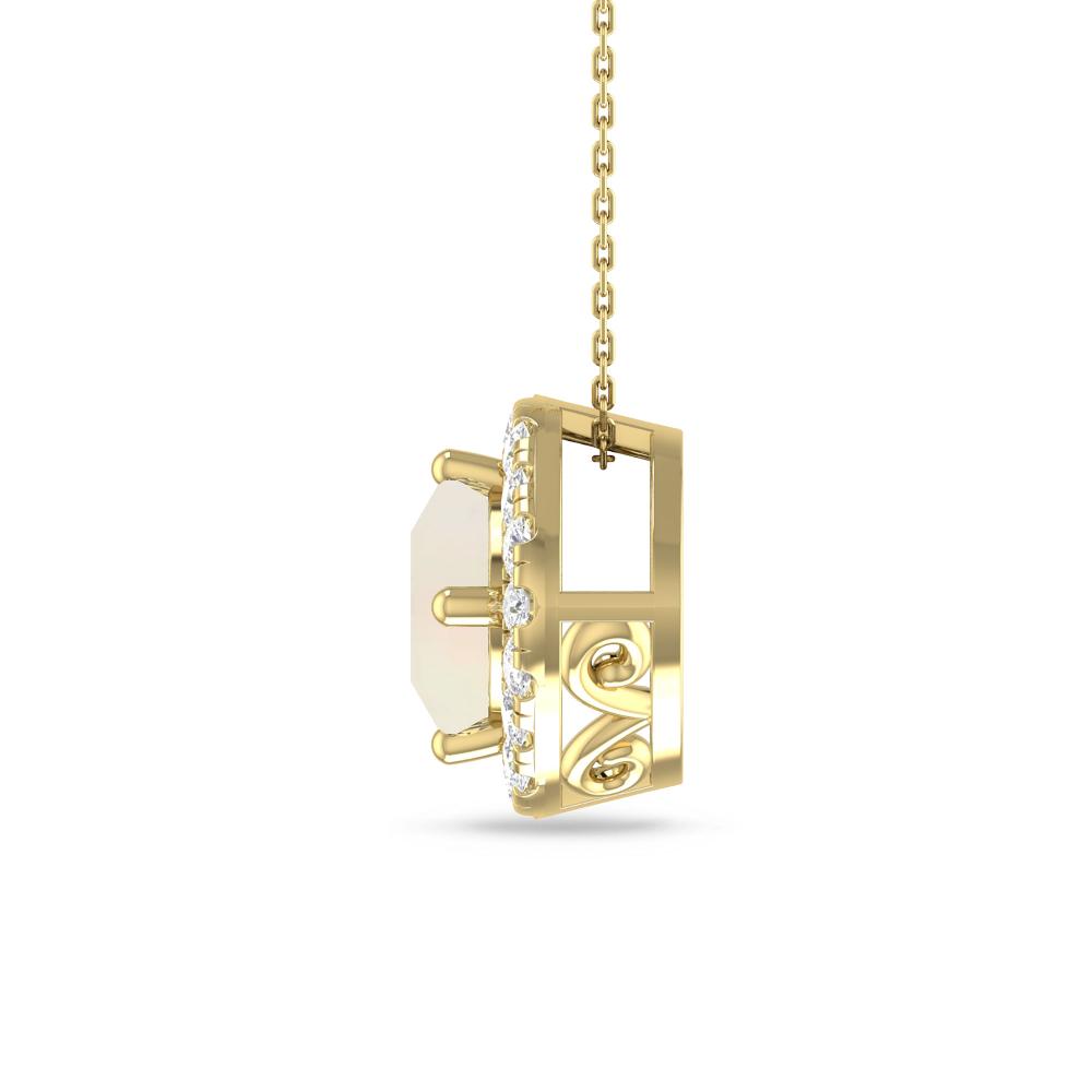 Yellow Gold - Opal