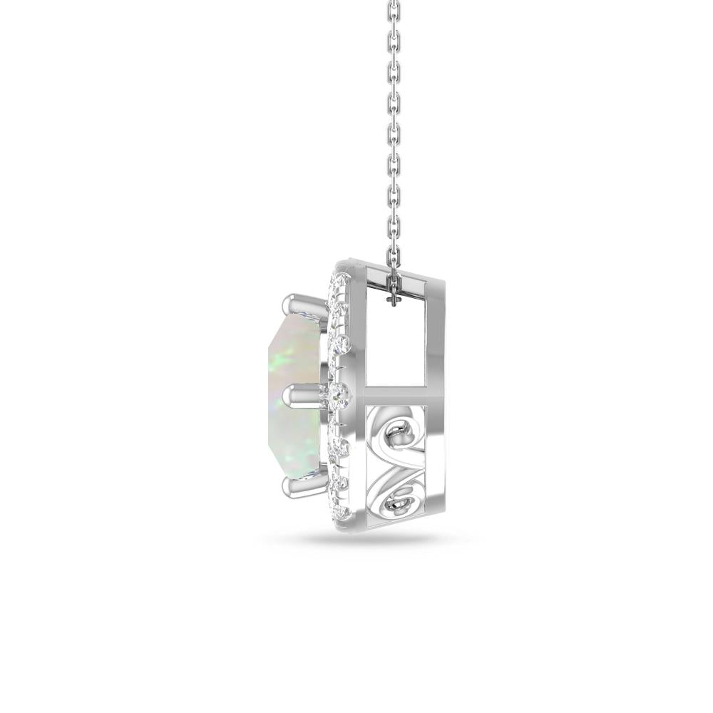 White Gold - Opal