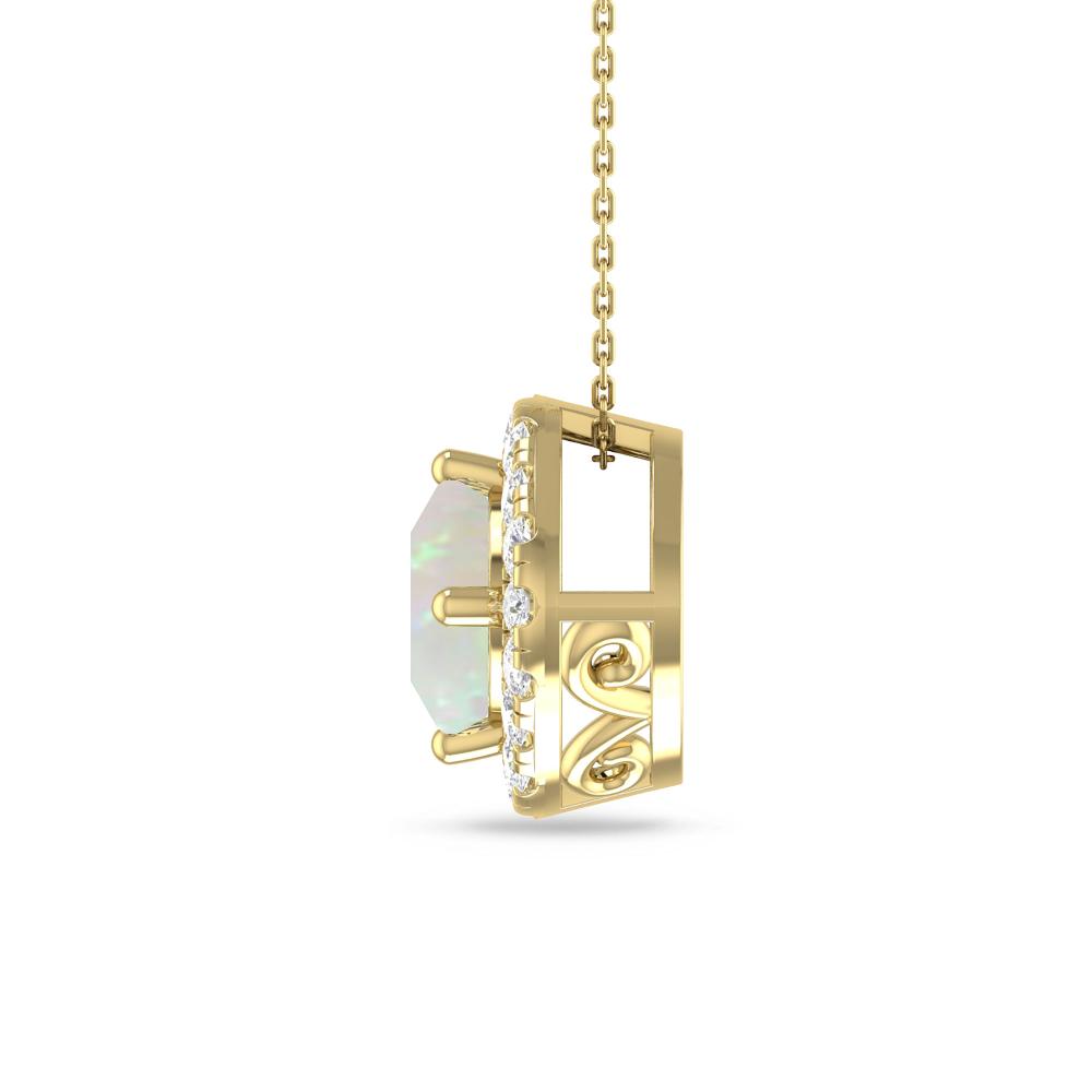 Yellow Gold - Opal