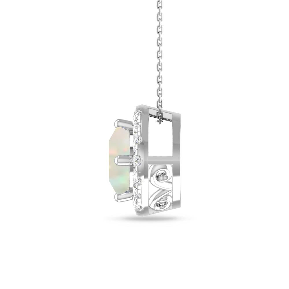 White Gold - Opal