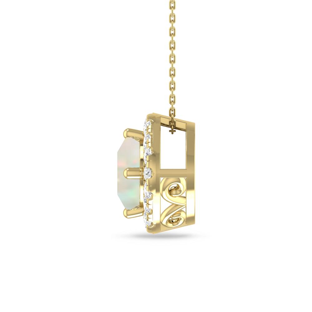 Yellow Gold - Opal