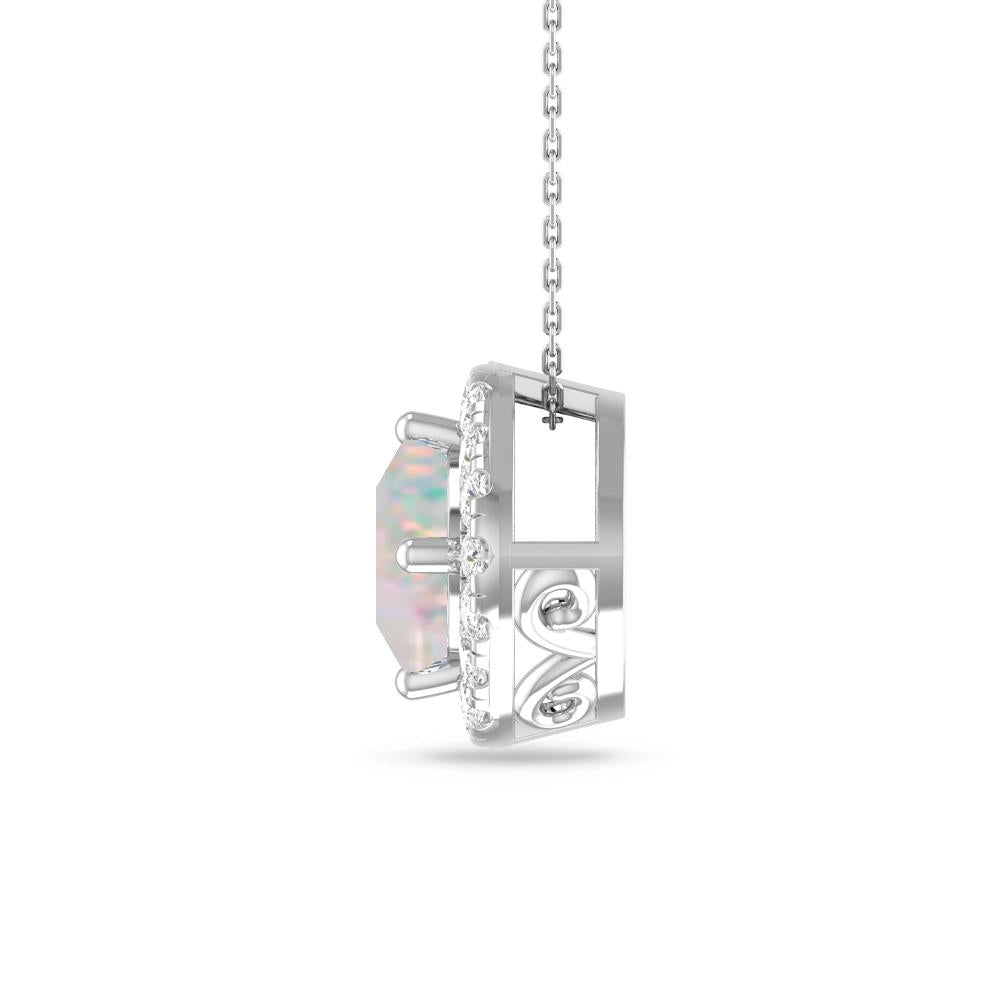 White Gold - Opal