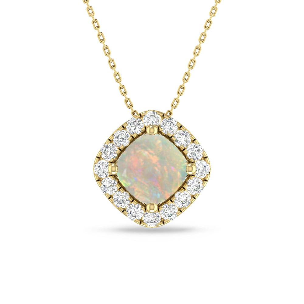 Yellow Gold - Opal