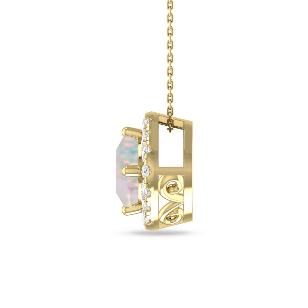 Yellow Gold - Opal