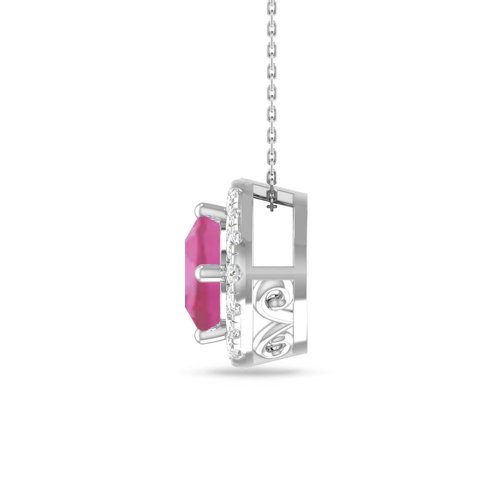 White Gold - Pink Tourmaline