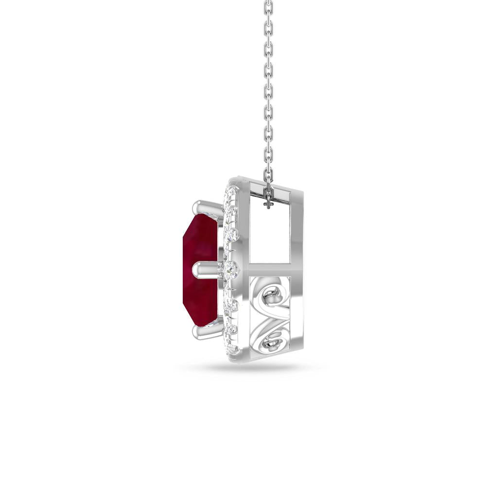 White Gold - Ruby