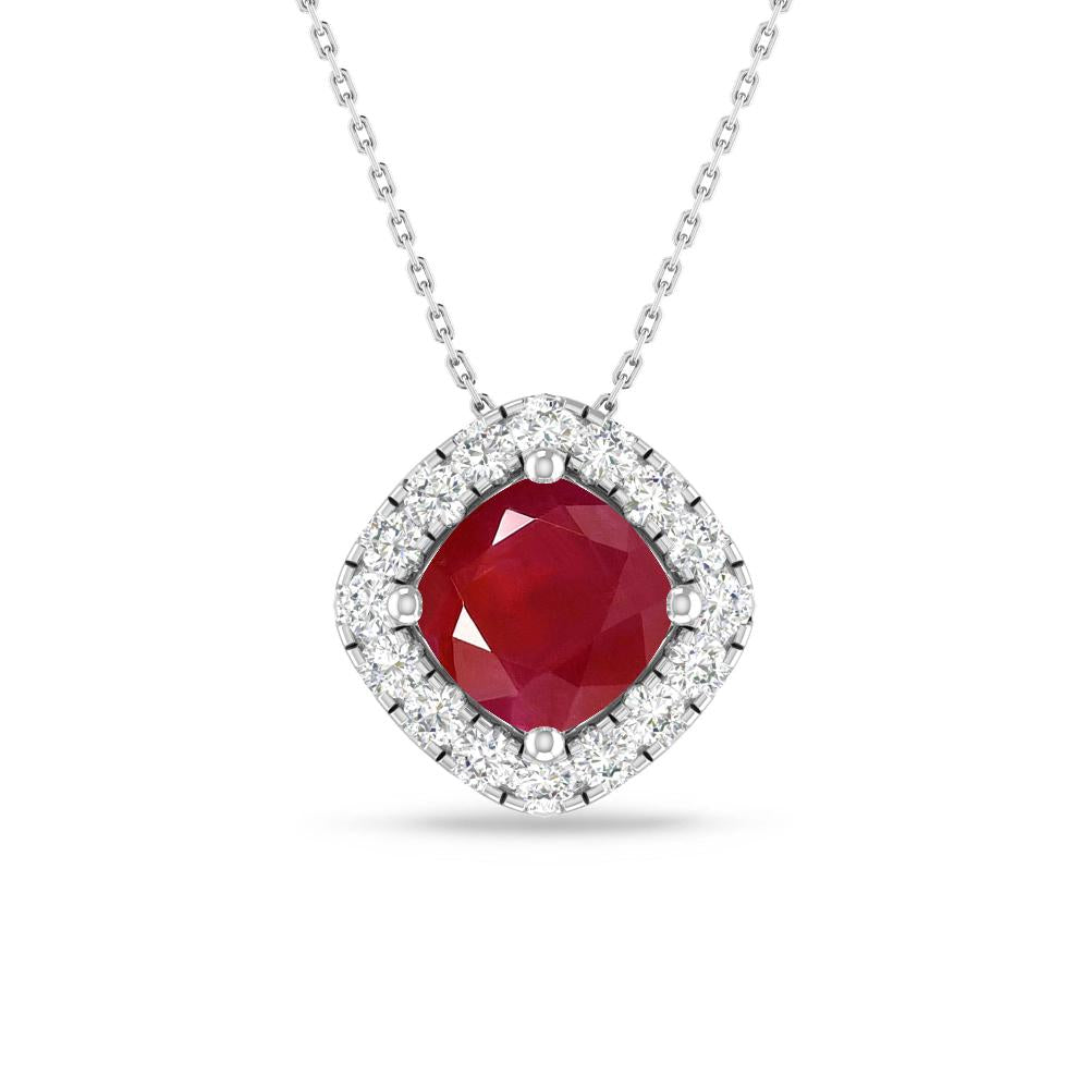 White Gold - Ruby