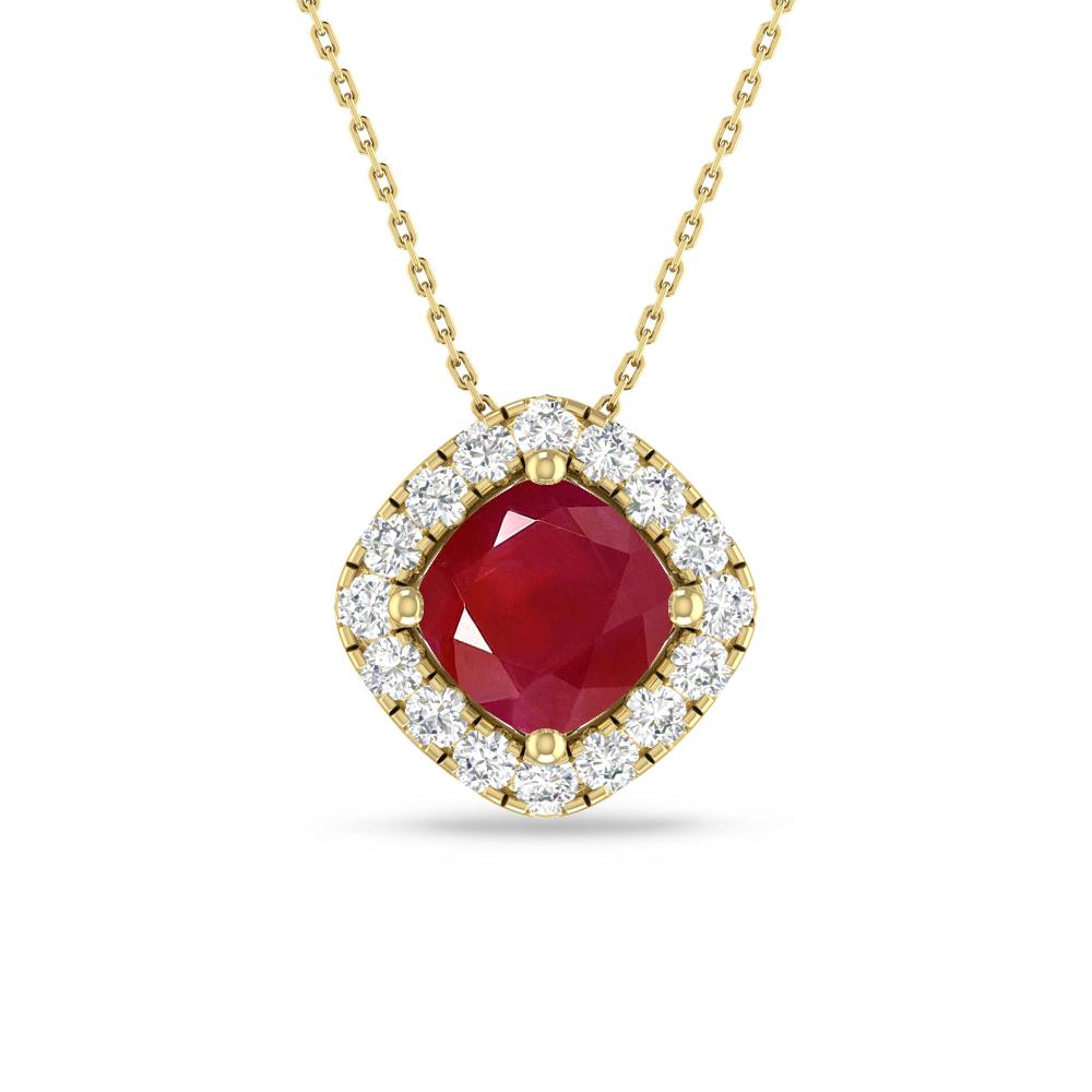 Yellow Gold - Ruby