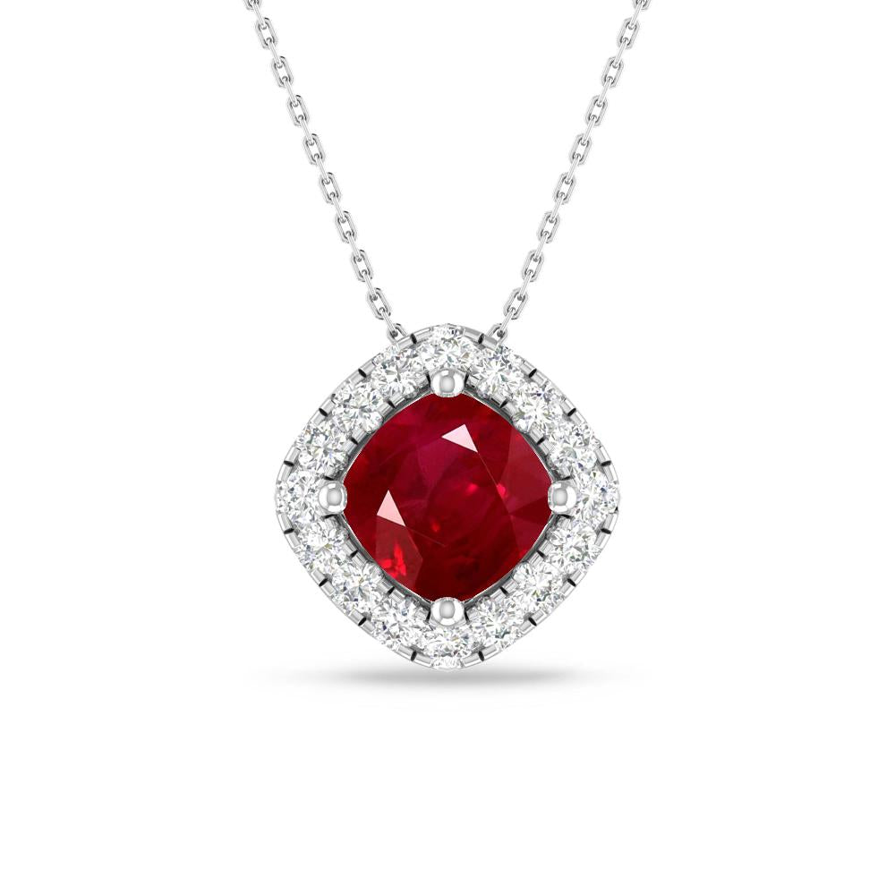 White Gold - Ruby