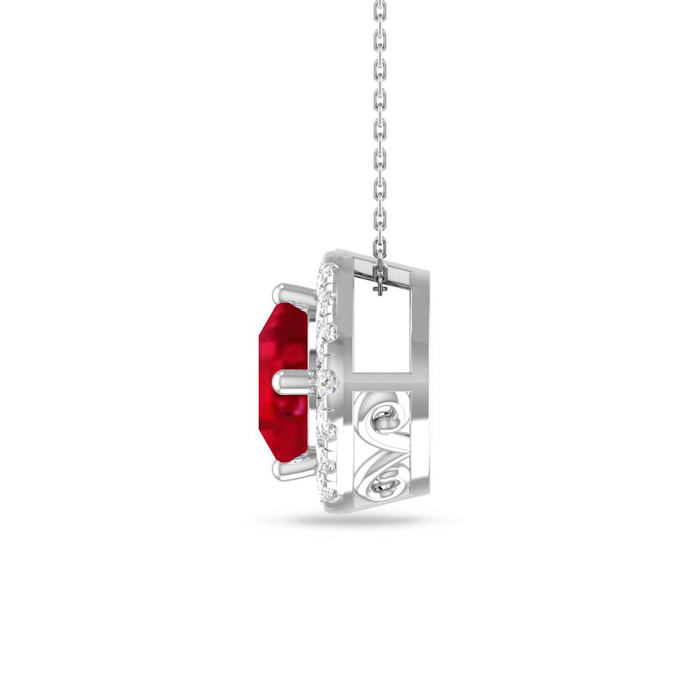 White Gold - Ruby