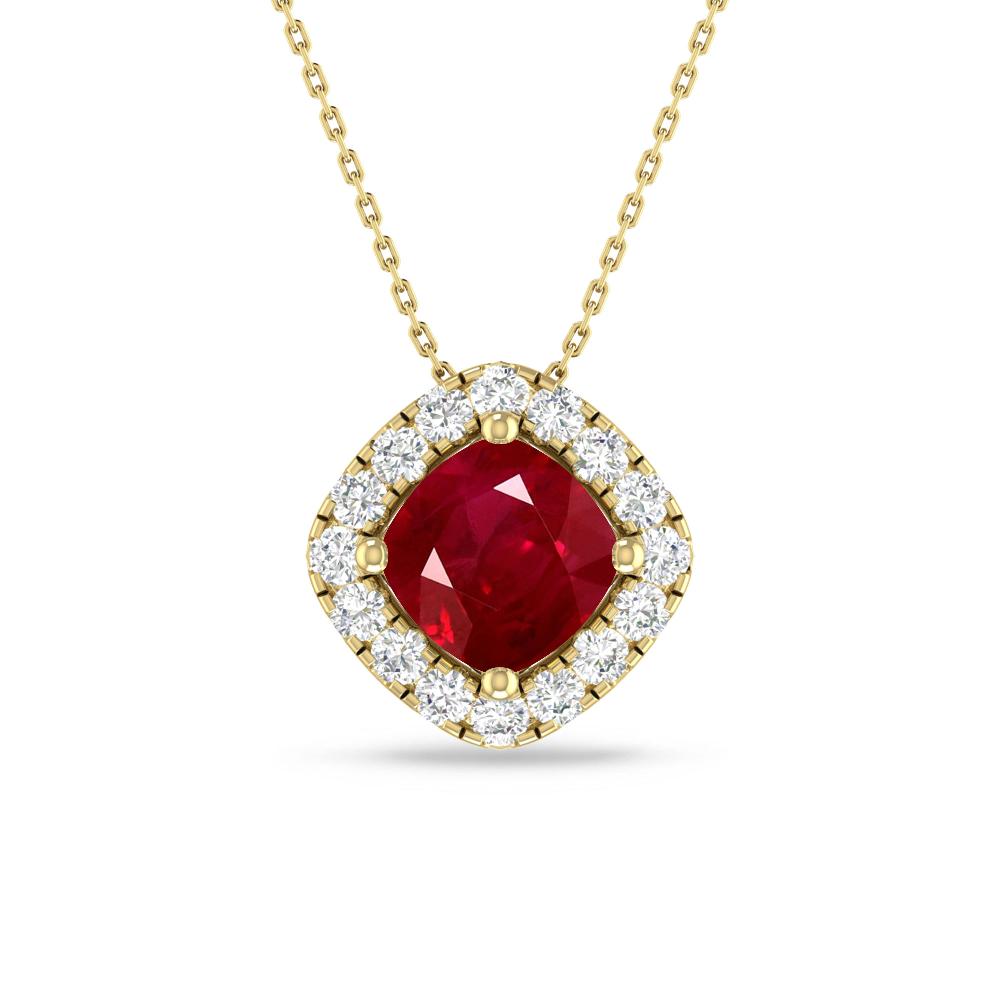 Yellow Gold - Ruby