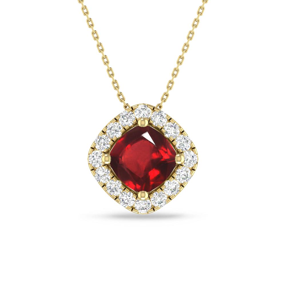 Yellow Gold - Ruby