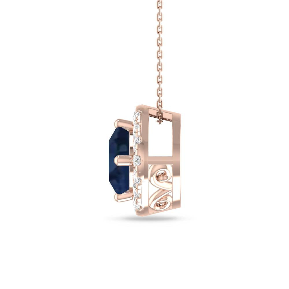 Rose Gold - Sapphire