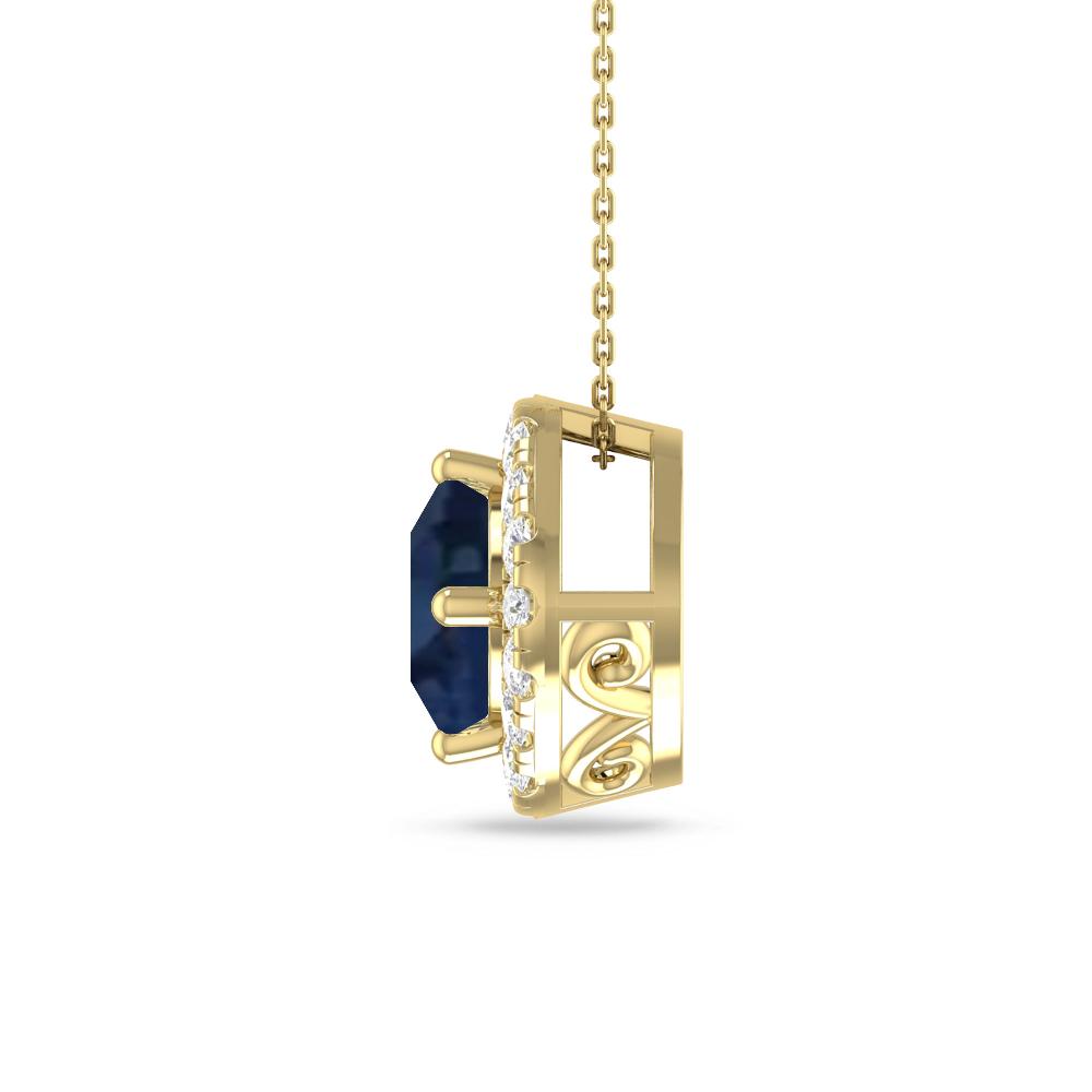 Yellow Gold - Sapphire