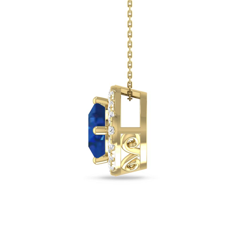 Yellow Gold - Sapphire