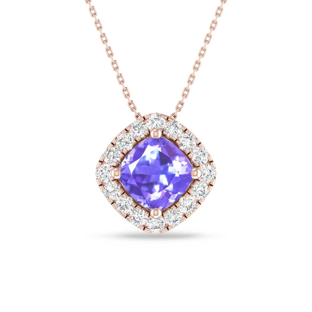 Rose Gold - Tanzanite