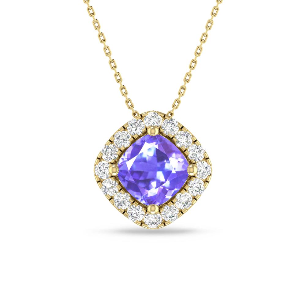 Yellow Gold - Tanzanite