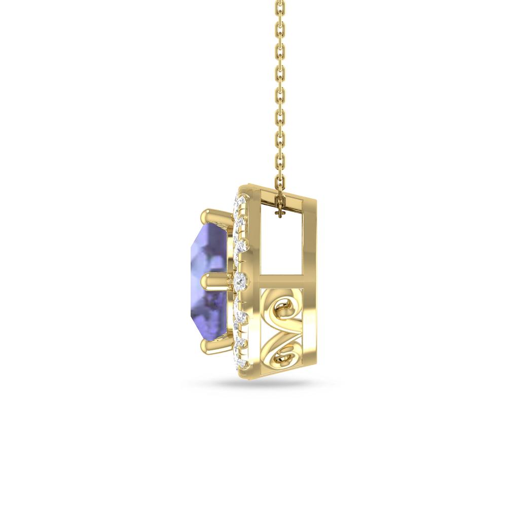 Yellow Gold - Tanzanite