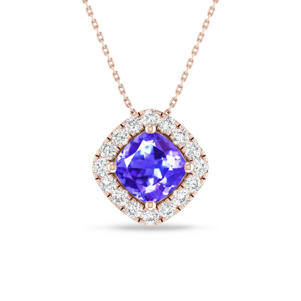 Rose Gold - Tanzanite