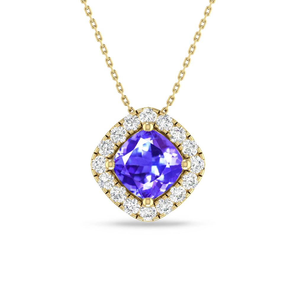 Yellow Gold - Tanzanite