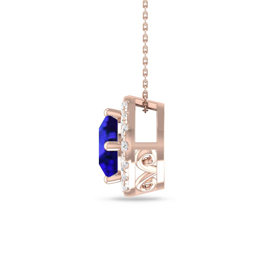 Rose Gold - Tanzanite
